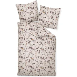 JANINE Davos Floral Lila 135 x 200 cm + 80 x 80 cm