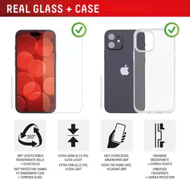 Displex Real Glass + Case iPhone 16 Pro