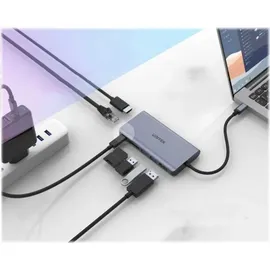 UNITEK uHUB S7 USB-C 100W HDMI DisplayPort, Ethernet