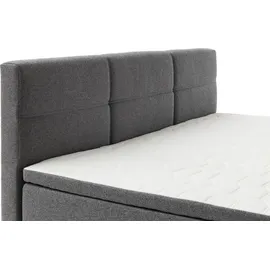 SUN GARDEN Boxspringbett 180 x 200 cm Braun/Grau