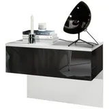 Vladon Nachtschrank Sleep 60 x 46 x 35 cm Schwarz
