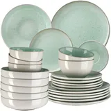 Tectake Mare Tafelservice 24-tlg. grün