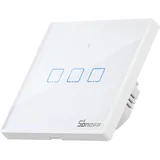 Sonoff Wlan Wand Touch Lichtschalter 3 St. Ultraweiß