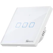 Sonoff Wlan Wand Touch Lichtschalter 3 St. Ultraweiß