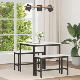 vidaXL Esstisch 80 x 75 x 80 cm weiß