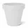 Spetebo Pflanzkübel M Ø 38 x 38 cm Weiß