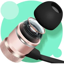 Avizar Magnetische Bluetooth In-Ear Kopfhörer Gold/Rosa