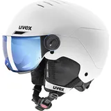 Uvex Rocket jr Visor 54-58 cm white-black matt