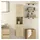 vidaXL Badezimmerschrank 30 x 130 cm Silber/Mehrfarbig