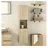 vidaXL Badezimmerschrank 30 x 130 cm Silber/Mehrfarbig