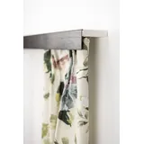 GARESA Gardinenschiene GARESA "Kunststoffschiene mit Blende", grau (wengefarben), L:120cm, Kunststoff, Gardinenstangen, Gardinenschiene, Deckenmontage, verlängerbar, einfache Montage, schlicht