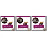 NESCAFÉ Dolce Gusto Espresso 48 Kaffeekapseln, 100% edle Arabica Bohnen 3er Pack