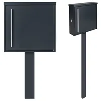 Mocavi Standbriefkasten Sbox 101r b Standbriefkasten anthrazit Ständer zum