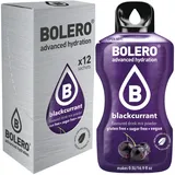 (137,50€/kg) 12 Sticks Bolero schwarze Johannisbeere Getränkepulver zuckerfrei
