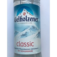 Adelholzener Mineralwasser Classic mit Kohlensäure - Mehrweg - 12x500ml