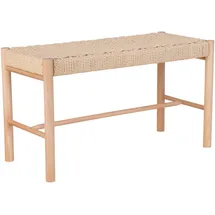 House Nordic Sitzbank Abano Beige 80 x 35 x 45 cm