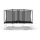 Berg Toys BERG Trampolin Ultim Favorit Regular 410 Grey mit Airflow inkl. Sicherheitsnetz Comfort