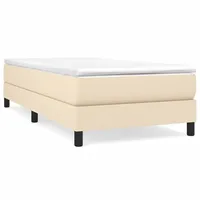 VidaXL Boxspringbett Creme 80x200 cm Stoff1347249