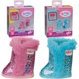 Zapf BABY born Glitzer Stiefel 2 sort. 43cm