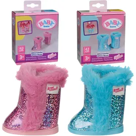 Zapf BABY born Glitzer Stiefel 2 sort. 43cm