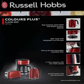 Russell Hobbs Colours Plus+ 20412-70 flame red