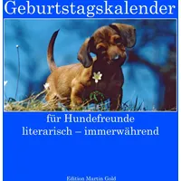 Edition Martin Gold Geburtstagskalender