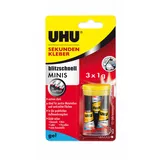 UHU blitzschnell MINIS gel Sekundenkleber 3x 1,0 g