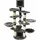 dazikemo Kratzbaum Phoenix 180 x 130 x 60 cm grau