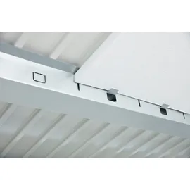 Biohort Panorama P1 2,57 x 1,37 m quarzgrau-metallic Doppeltür