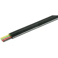 Goobay Telefonflachkabel 100 m R. sw,4adrig 50253