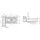 ABUS 3030 Sicherheitsschloss Fenster Braun