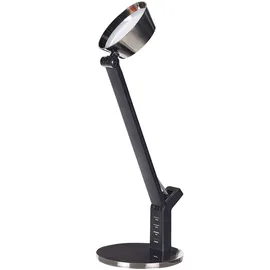 Beliani LED Schreibtischlampe CHAMAELEON mit USB-Anschluss Metall Messing