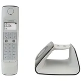 Logicom - Retro 2 DECT – Schnurloses Telefon mit Anrufbeantworter – Weiß