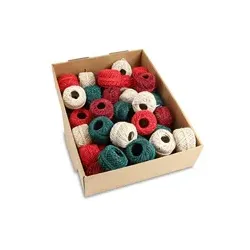 Kordel Weihnachten Traditionell sort. 1203-099 im Display 15 m 2 mm