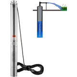 Vevor Tiefbrunnen-Tauchpumpe 3 PS 2200 W mit 9,1 m Stromkabel