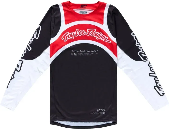 Troy Lee Designs Gp Pro Swerve Jersey Schwarz/Rot - XL