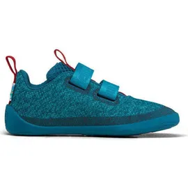 Affenzahn Knit Happy Shark Klettschuh Blau - Blau - 31