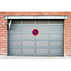 Exacompta 67011E Hinweisschild, Parkverbot, PVC, selbstklebend und rutschfest, 30 cm - Rot