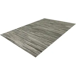 Teppich ARTE ESPINA "Wild 8023", grau (hellgrau), B:170cm H:14mm L:240cm, Rindsleder, Teppiche, Luxuriöser Teppich in Spitzenqualität, Naturmaterialien
