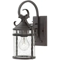 Casa Outdoor Wandleuchte schwarz antik Hinkley HK-CASA-S