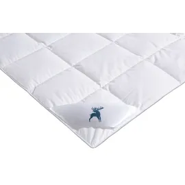 OTTO home Daunenbettdecke OTTO HOME "Lodiken Bettdecke 135x200 cm, 155x220 cm", weiß, B:135cm L:200cm, Bezug: 100% Baumwolle. Füllung: 70% Daunen, 30% Federn, Bettdecken, Bettdecken, Sommer, Herbst, Winter, Decke, DOWNPASS & Made in Germany