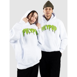 Polypop Melted Hoodie white Gr. S