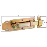 GAH Alberts Türriegel L,120mm B,44mm STA galv,verz,d,pass,ger
