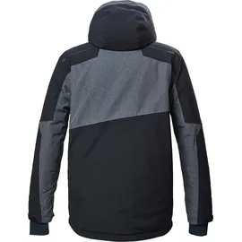 KILLTEC Herren Skijacke/Funktionsjacke mit abzippbarer Kapuze und Schneefang KSW 71 MN SKI JCKT, schwarz, XXL,