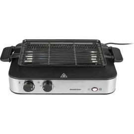 Silvercrest SILVERCREST® Multifunktionsgrill Tischgrill Grill mit Kebabfunktion 1600 Watt