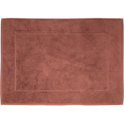 Badematte FRAMSOHN FROTTIER "Uni Basic Hotelmatte" Gr. 3, orange (terrakotta), H:11mm, Baumwolle, Badematten, große Farbpalette, Hergestellt in Österreich, Badezimmerteppich