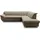 Home Affaire Ecksofa HOME AFFAIRE "Yesterday zeitlos und elegant, bequeme Armlehnen, L-Form", braun (schlamm), B:254cm H:80cm T:186cm, 100% Polyester;Primabelle-Microfaser (100% Polyester);Antikleder-Optik Melrose (100% Polyester), Sofas, Ecksofa, wahlweise mit