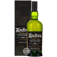Ardbeg Ten Years Old Islay Single Malt Scotch 46% vol 1 l Geschenkbox
