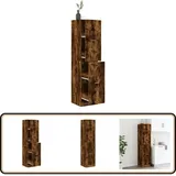 Apothekerschrank Räuchereiche 40x41x174,5 cm Holzwerkstoff - Vidaxl