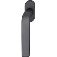 FSB Fenstergriff 34 1267 ovale Rosette, Aluminium schwarz matt